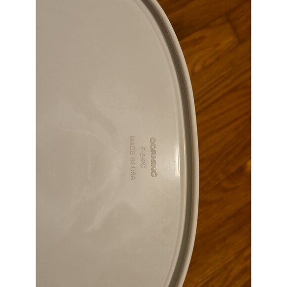 Corningware F-2-PC Oval French White Lid for 2.5qt/1.5qt Baking Dish - Picture 3 of 5